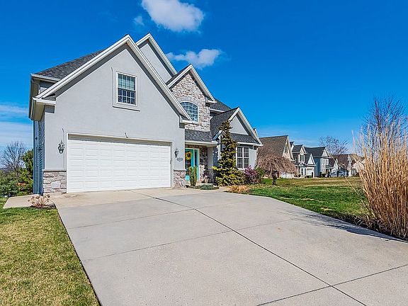 Wide driveway