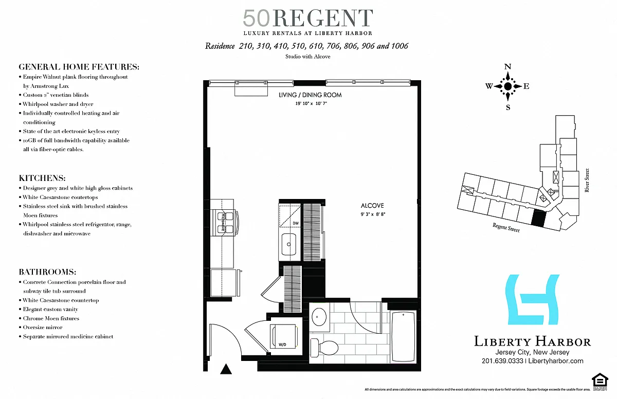Floor plan 50 REGENT-STUDIO PLAN B