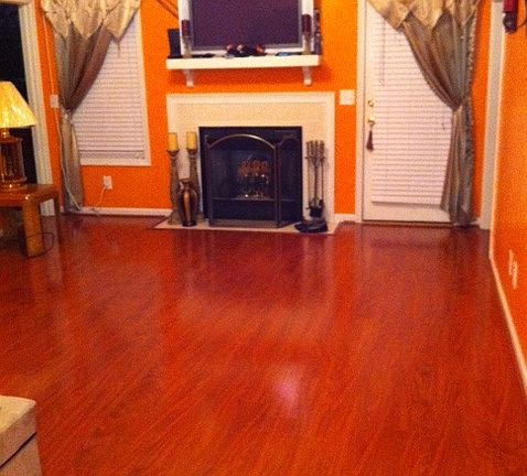 Great room w/ fire place