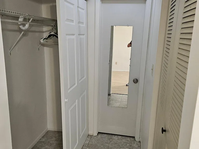 master closet and hallway to bathroom