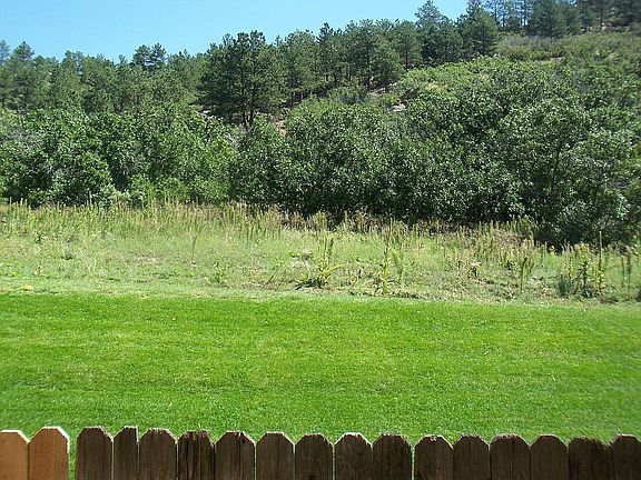 View of open space behind unit