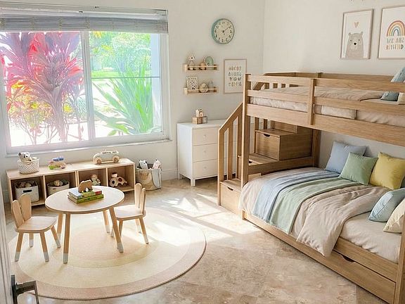Bedroom 3 staged