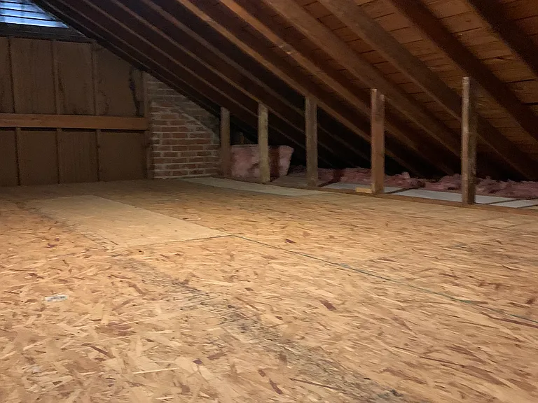 Attic storage space