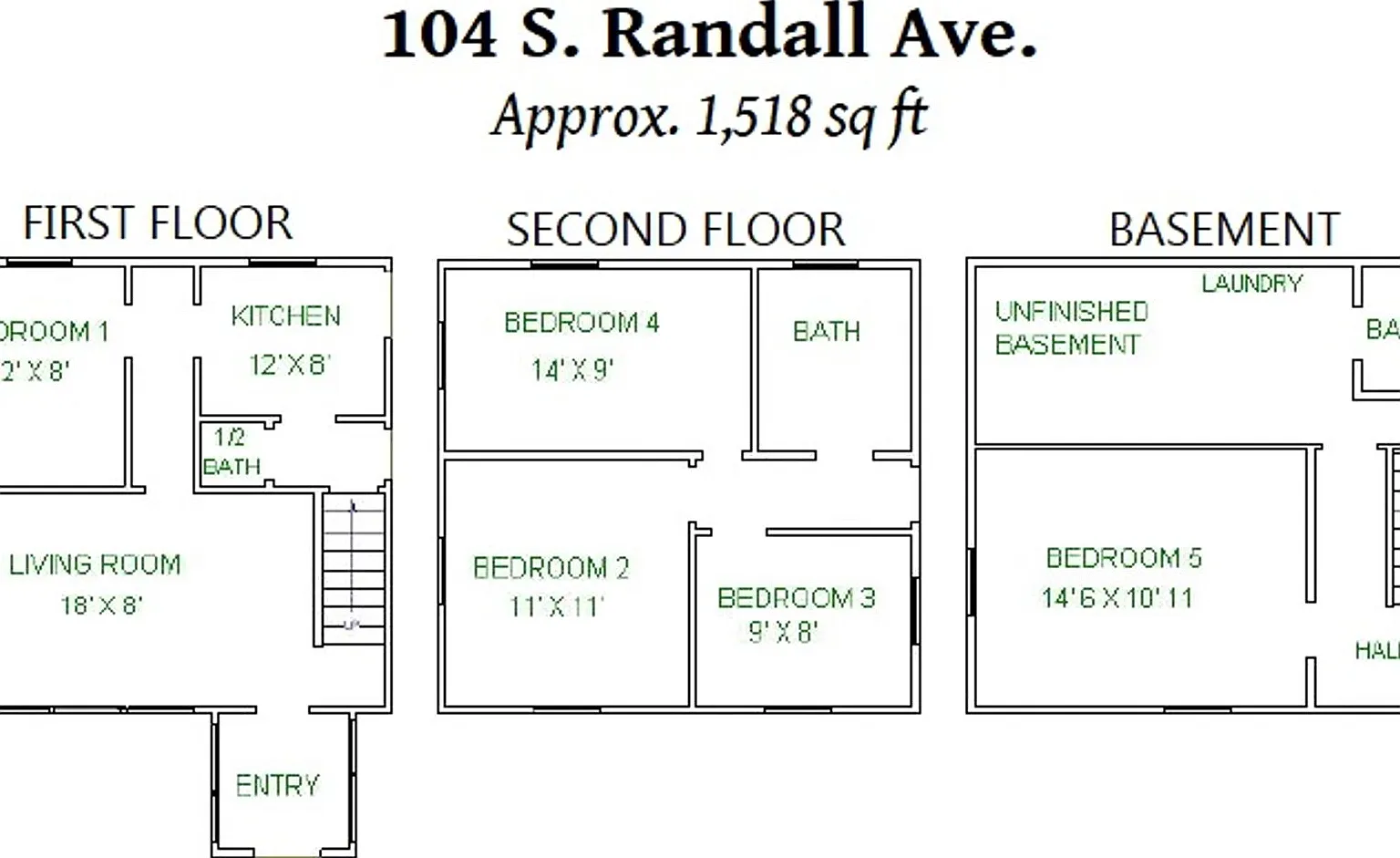 104 S. Randall Ave. (5 BR) - Tallard Apartments — Photo 2