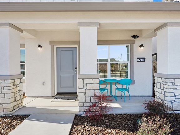 Welcoming covered porch
