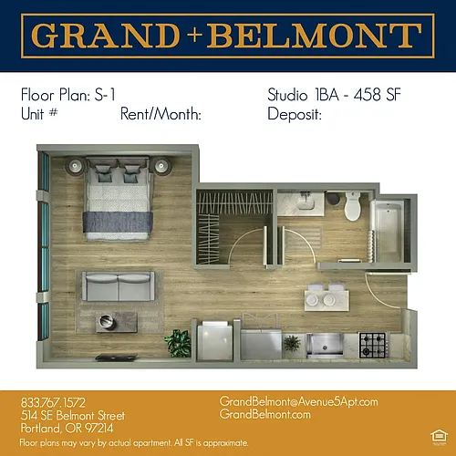 Floor plan Studio