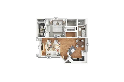 Floor plan 1C1