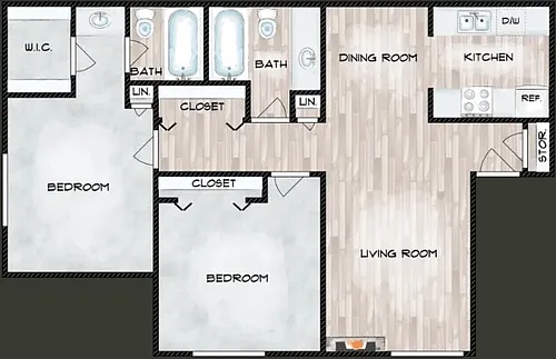 Floor plan The Murray