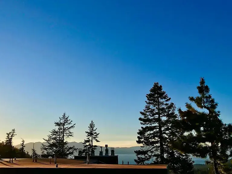 Beautiful sunsets from the living room