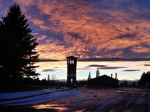 Tuscany's tower by the pool