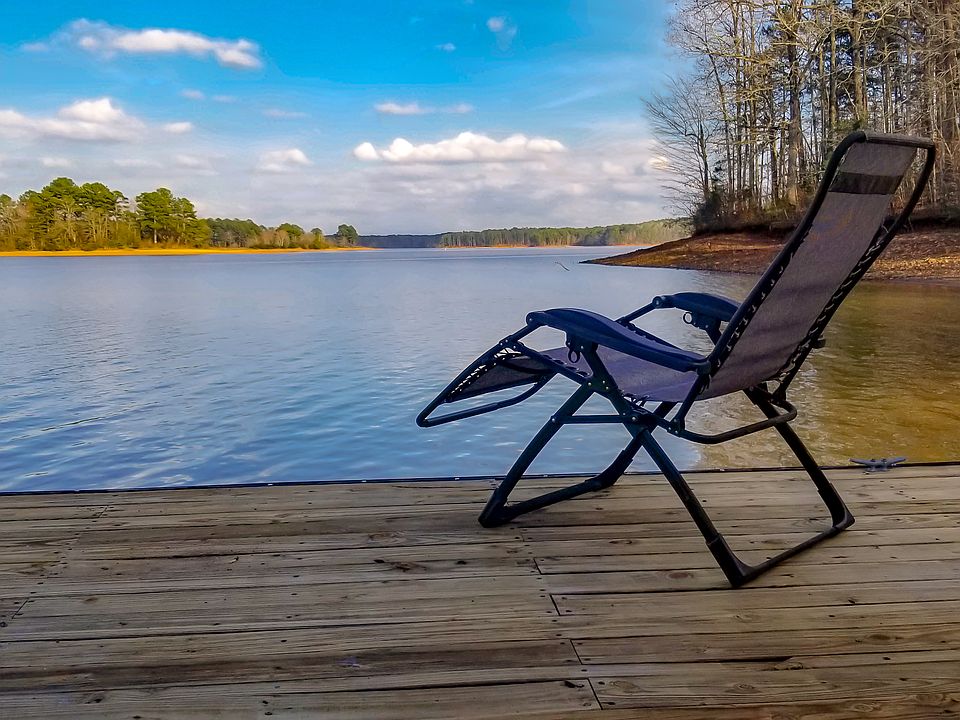 View from the swim platform