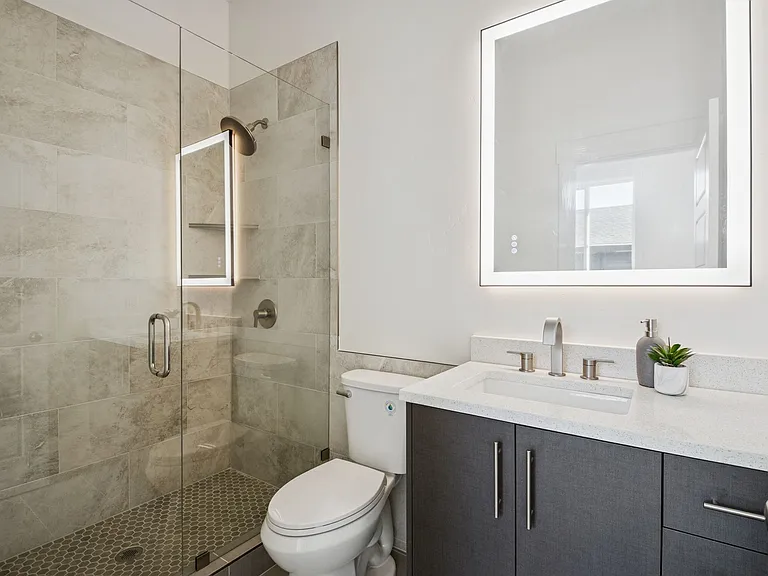 Bathroom attached to On Suite with Shower.