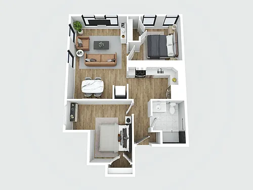 Floor plan 967-205 Elm St.