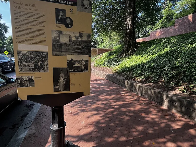 The Heritage Trail near The Diplomat Apartments in Washington DC