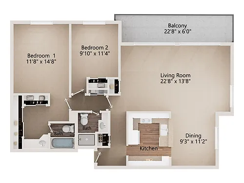 Floor plan Dana Point 2