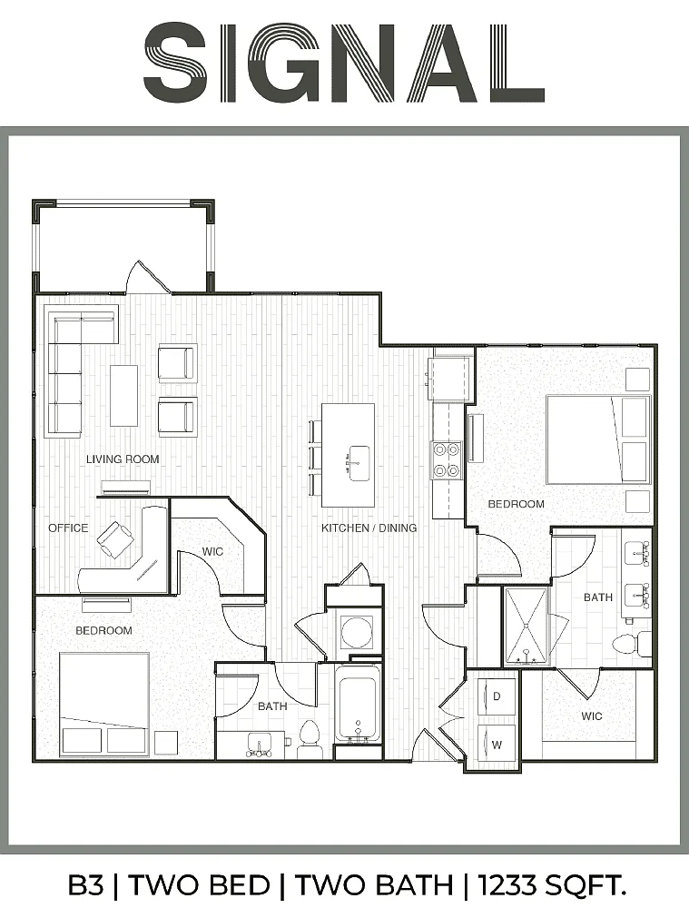 Floor plan B3