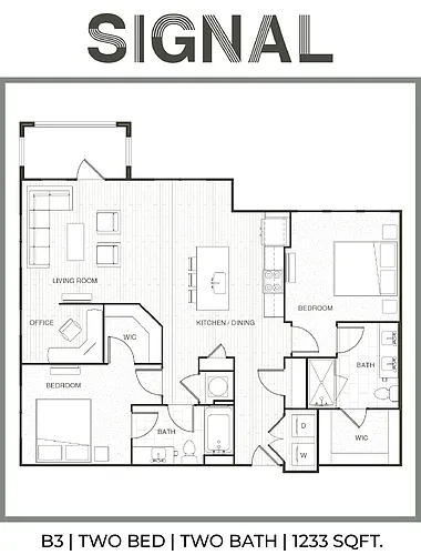 Floor plan B3