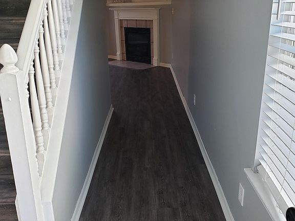 View of living room from front door