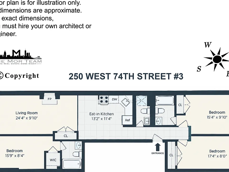 250 W 74th St #3