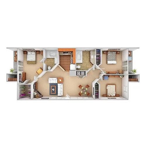 Floor plan Monastero