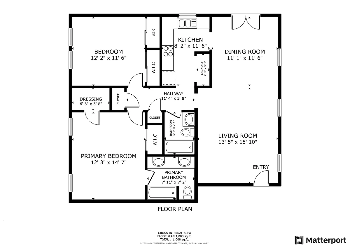 Floor plan Two Bed