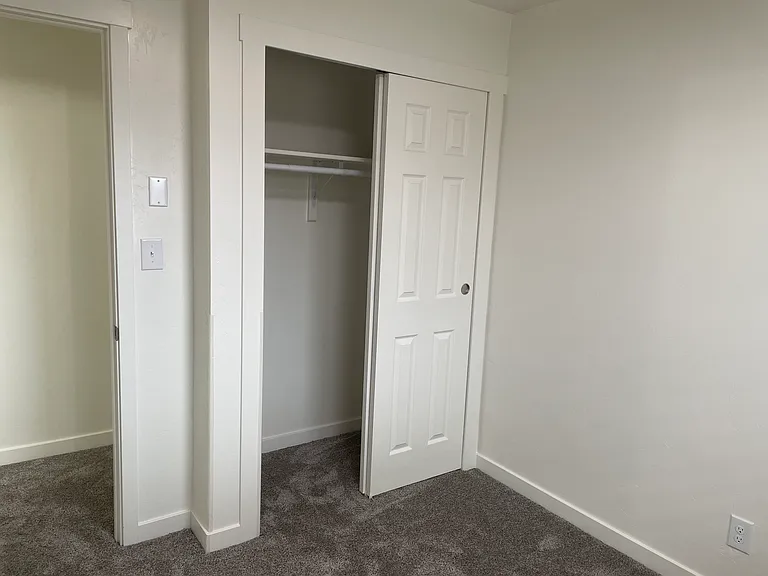 Spare bedroom closet.