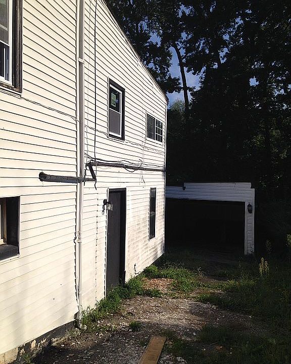 From driveway walk to Back Entrance Steps