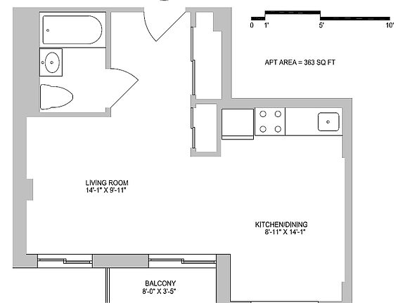 2nd image of 144 W 23rd St APT 4A