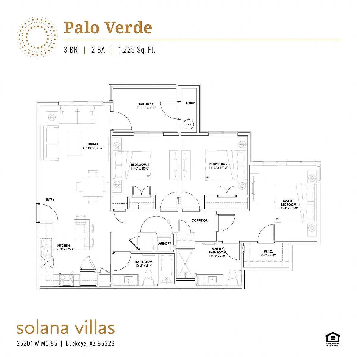 Floor plan Palo Verde
