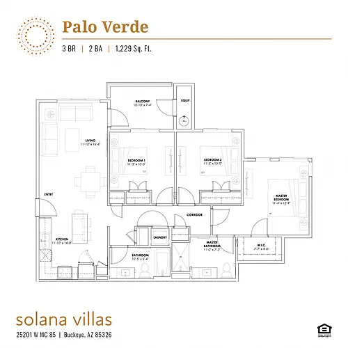Floor plan Palo Verde