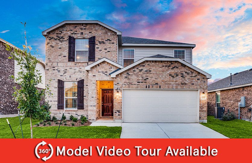 The Sandalwood, a two-story home with 2-car garage
