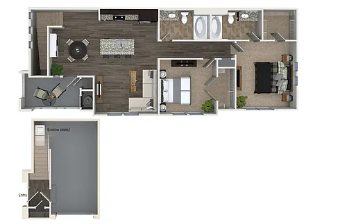 Floor plan B3