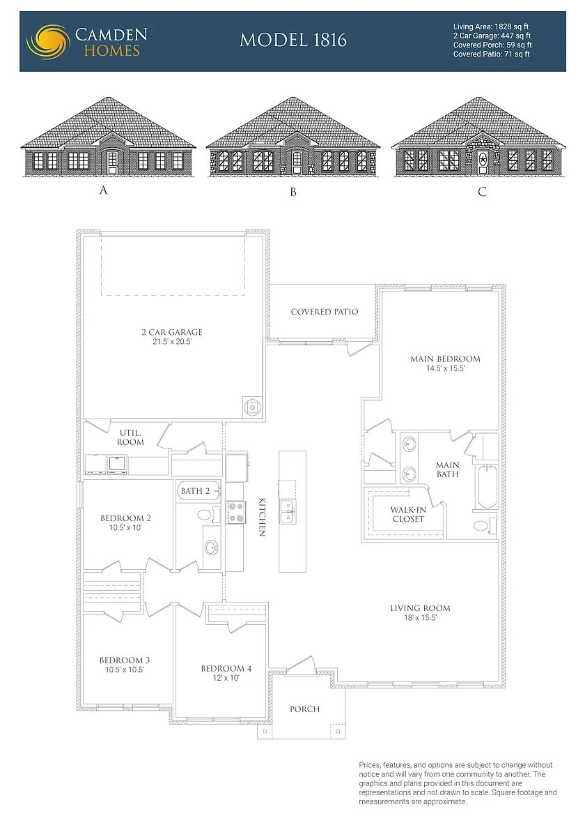 Floor plan 516 Cottonview Drive