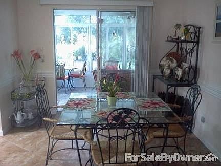Dining Area and Florida Room