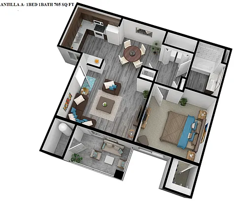 Floor plan Zinc 1x1A