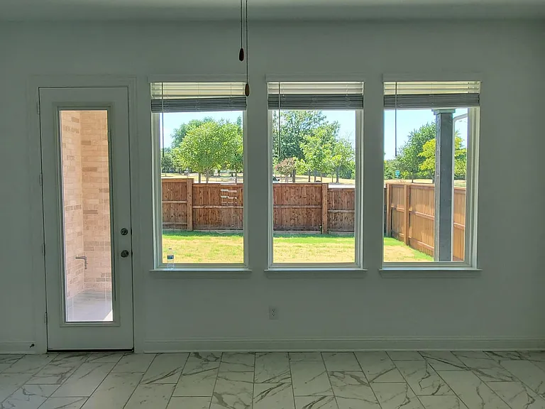living area scenic views to rear park