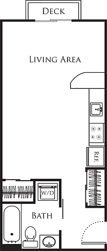 Floor plan Micro Studio - C1