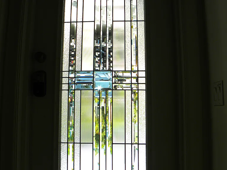 Leaded Glass Front Door