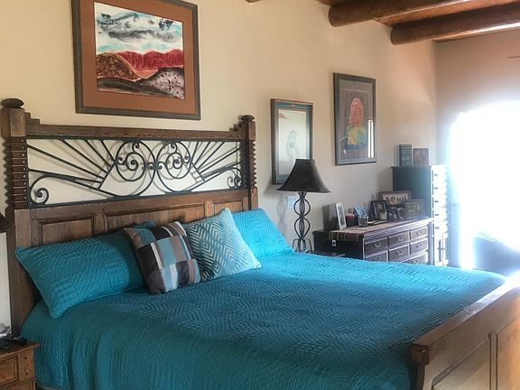 King size bed in master suite.