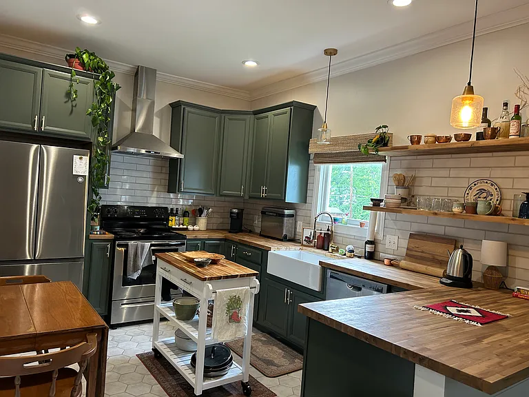 Shared open kitchen