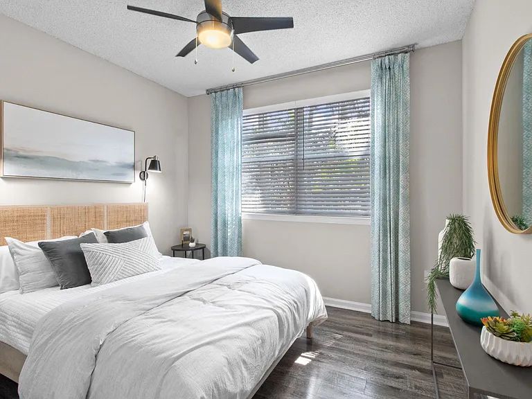 Furnished Bedroom at Verona at Boynton Beach Apartments in Boynton Beach, FL 33426