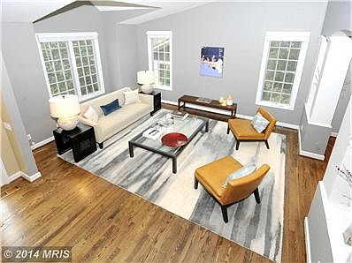 Foyer and living room