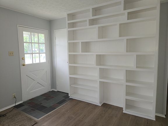 Custom Shelves in Living Room