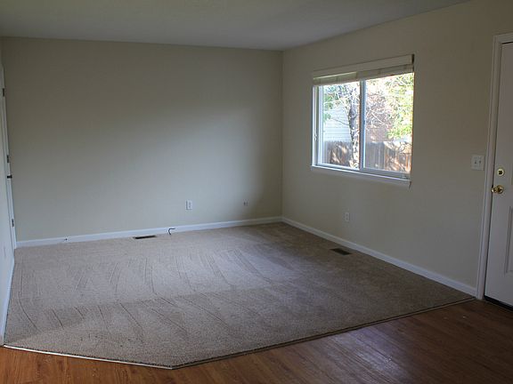Living room with large window