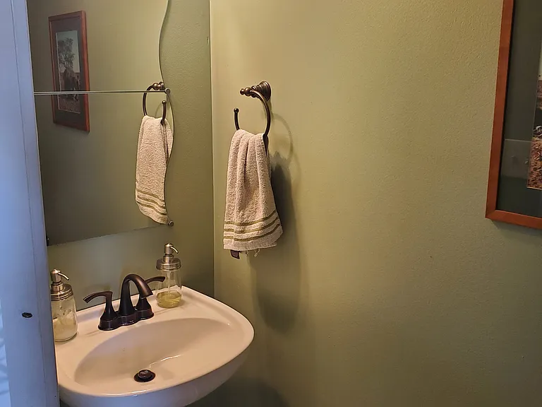 First floor half bath