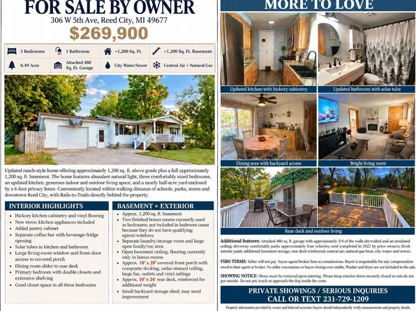 306 W 5th Ave, Reed City, MI 49677