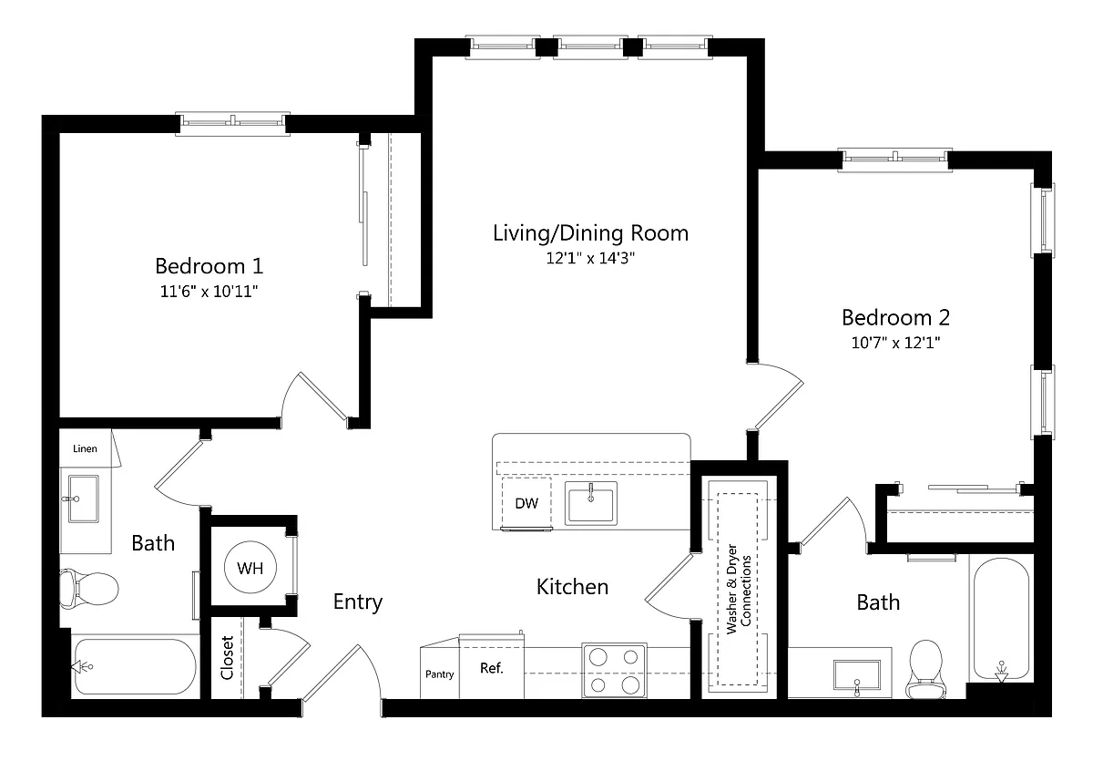 Floor plan B1 - 50