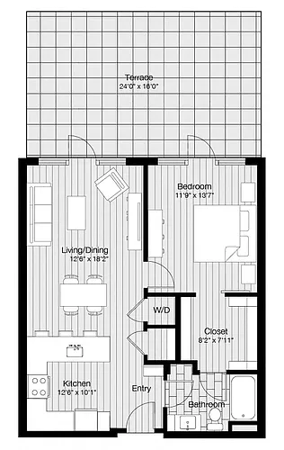 Floor plan A1TR