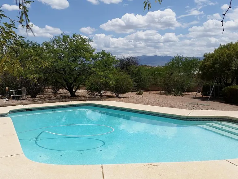 Swimming pool with spectacular mountain view