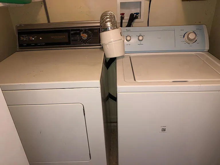 Washer and dryer on premise